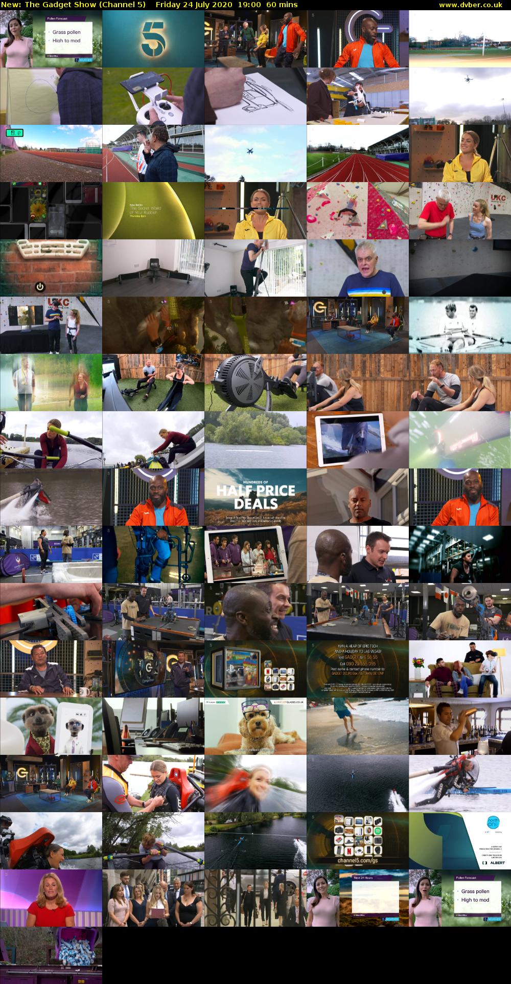 The Gadget Show (Channel 5) Friday 24 July 2020 19:00 - 20:00