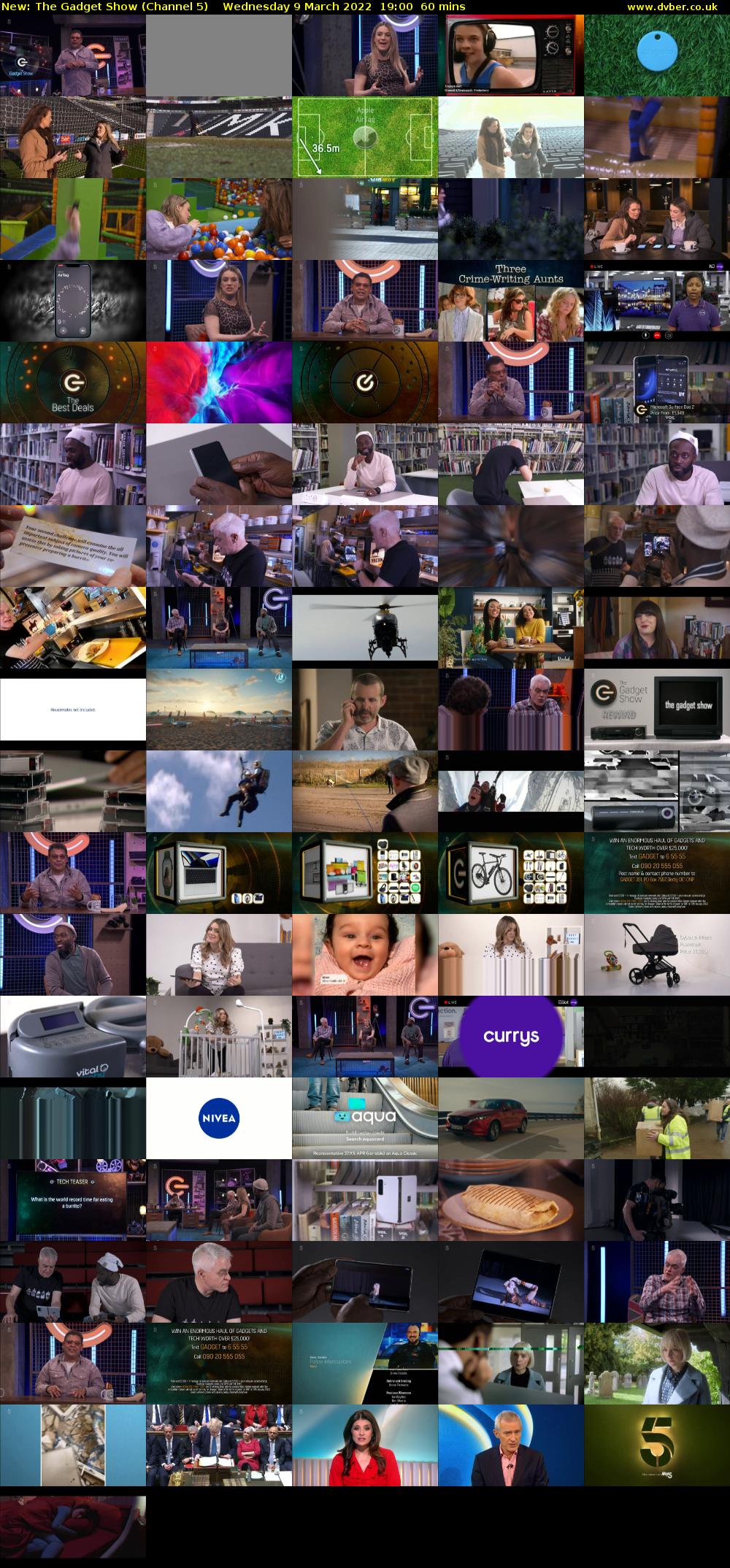 The Gadget Show (Channel 5) Wednesday 9 March 2022 19:00 - 20:00