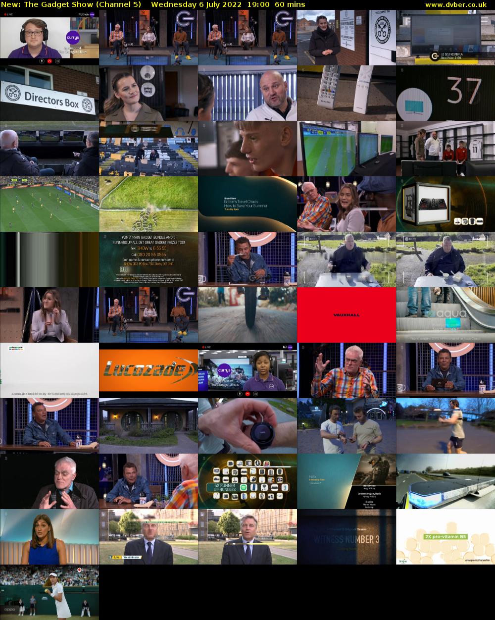 The Gadget Show (Channel 5) Wednesday 6 July 2022 19:00 - 20:00