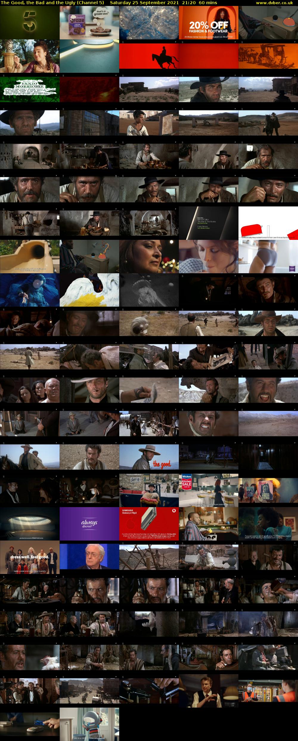 The Good, The Bad and The Ugly (Channel 5) Saturday 25 September 2021 21:20 - 22:20
