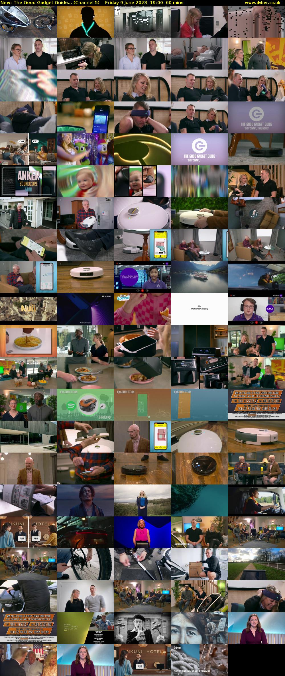 The Good Gadget Guide... (Channel 5) Friday 9 June 2023 19:00 - 20:00