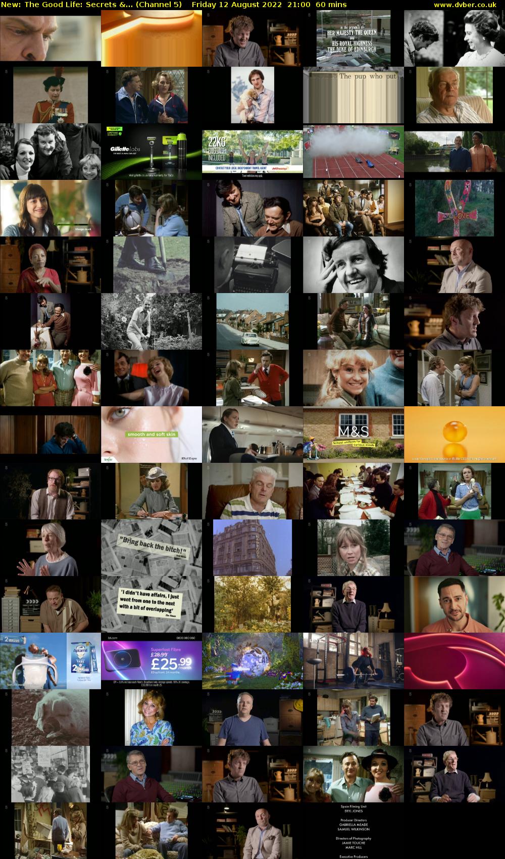 The Good Life: Secrets &... (Channel 5) Friday 12 August 2022 21:00 - 22:00