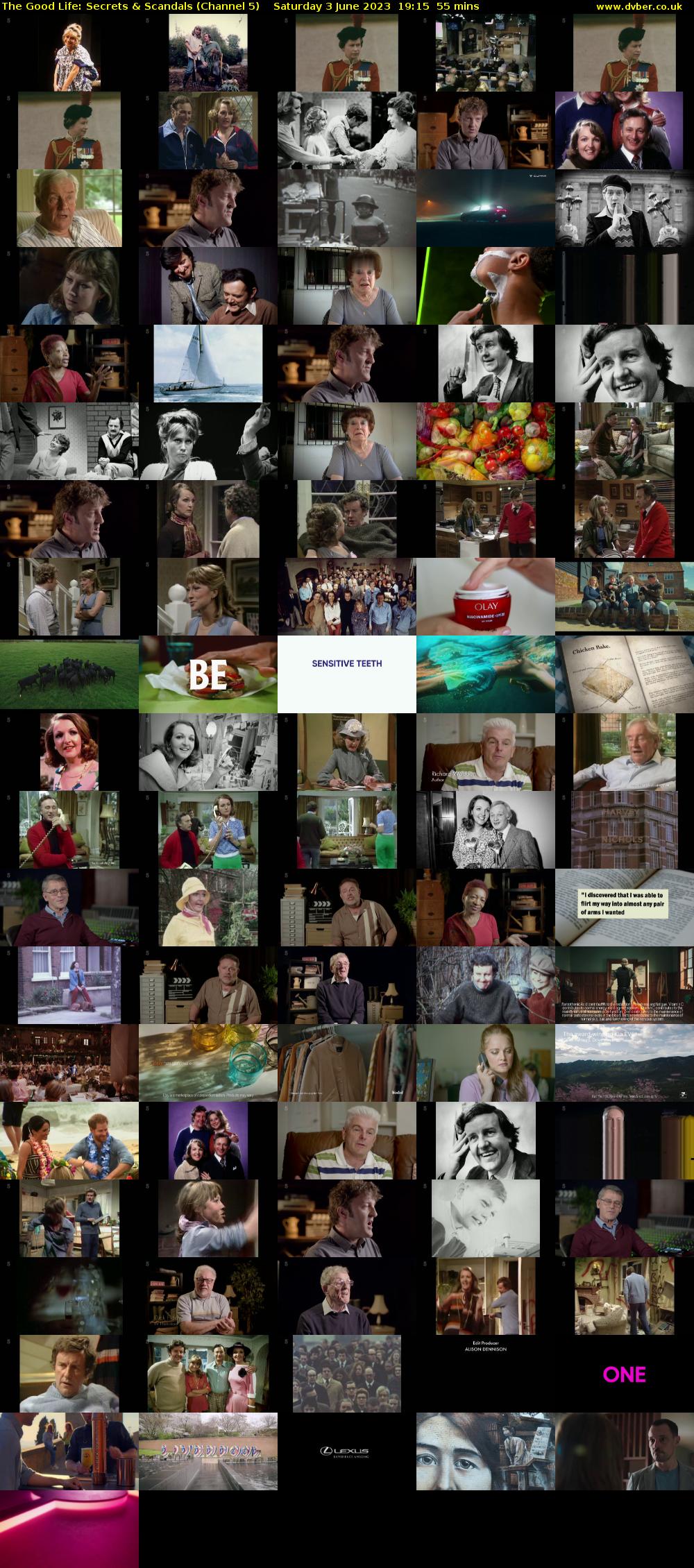 The Good Life: Secrets & Scandals (Channel 5) Saturday 3 June 2023 19:15 - 20:10