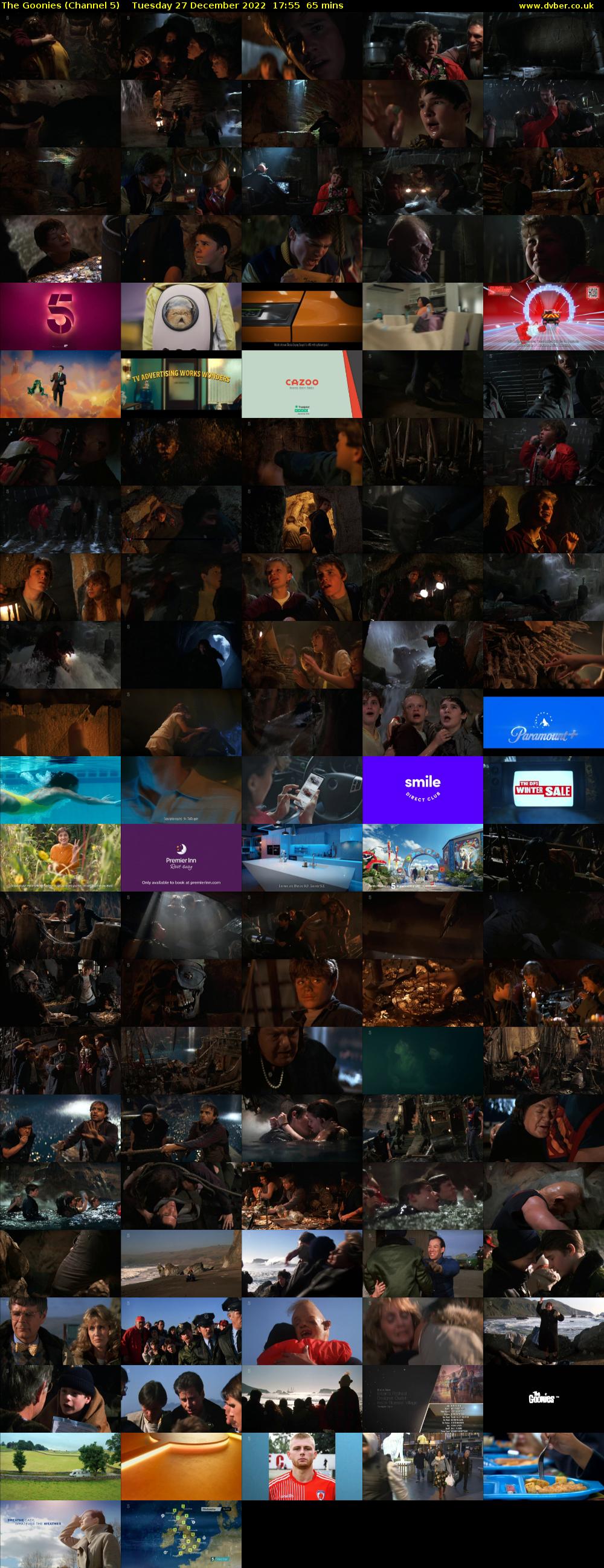 The Goonies (Channel 5) Tuesday 27 December 2022 17:55 - 19:00