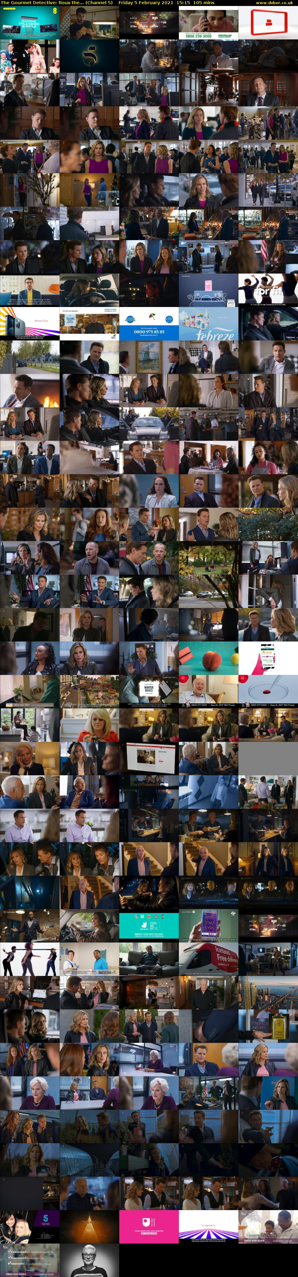 The Gourmet Detective: Roux the... (Channel 5) Friday 5 February 2021 15:15 - 17:00