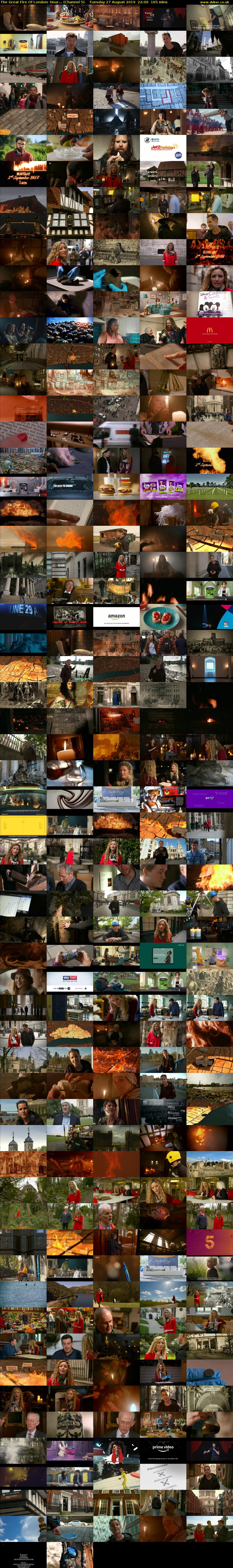 The Great Fire Of London: Hour... (Channel 5) Tuesday 27 August 2019 22:00 - 00:45