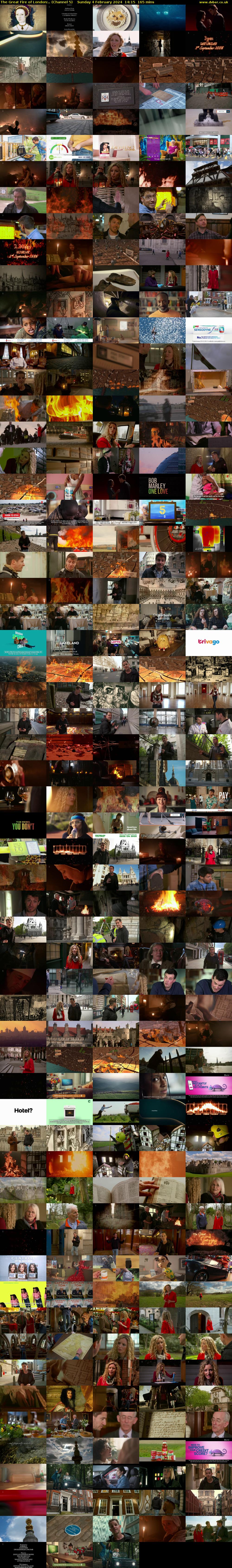 The Great Fire of London:.. (Channel 5) Sunday 4 February 2024 14:15 - 17:00