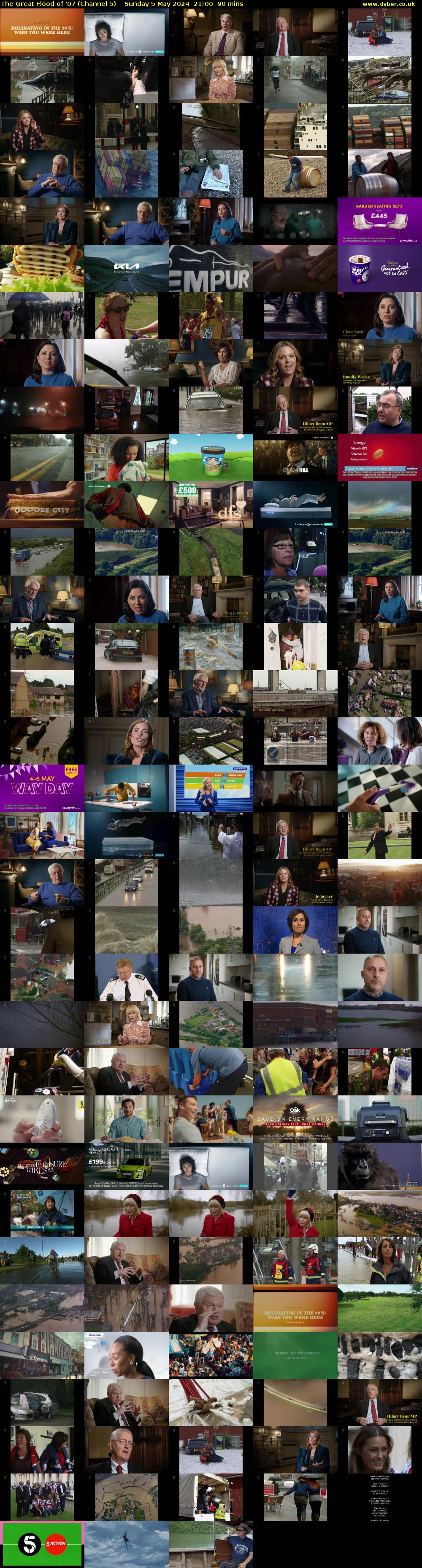 The Great Flood of '07 (Channel 5) Sunday 5 May 2024 21:00 - 22:30