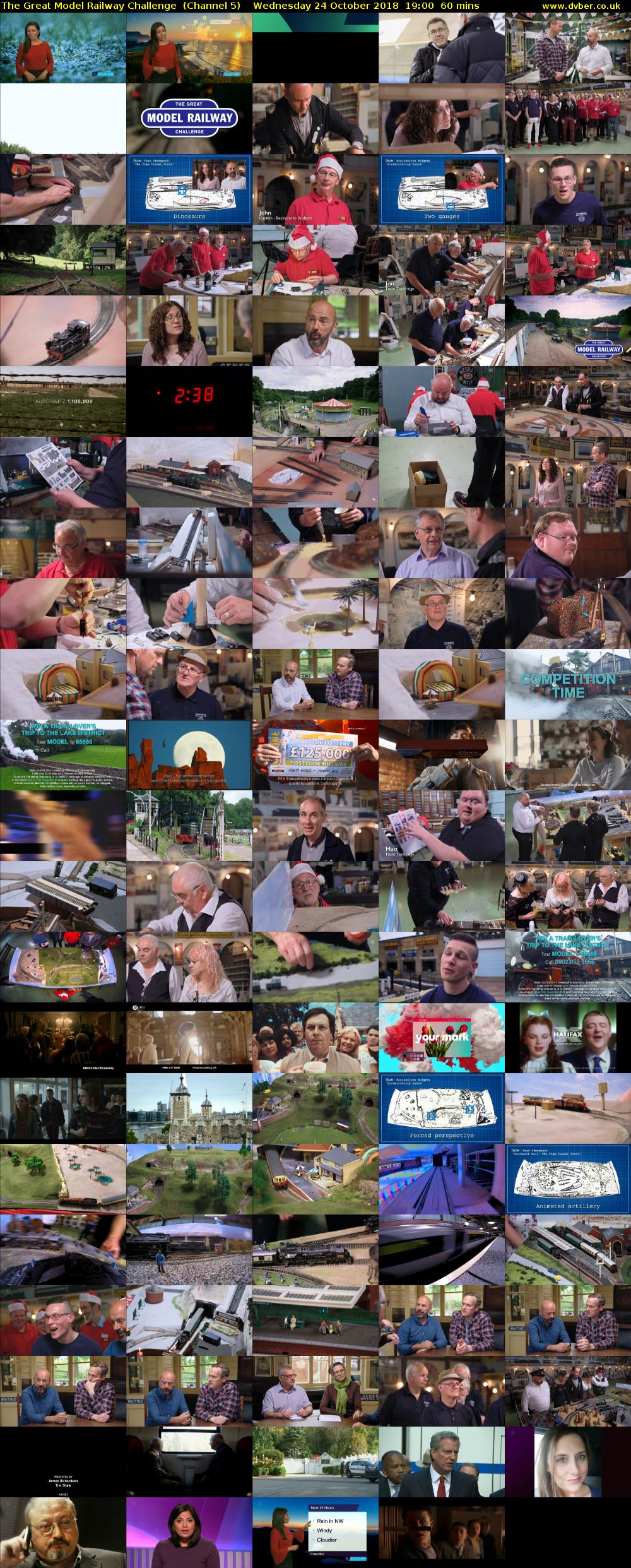 The Great Model Railway Challenge  (Channel 5) Wednesday 24 October 2018 19:00 - 20:00