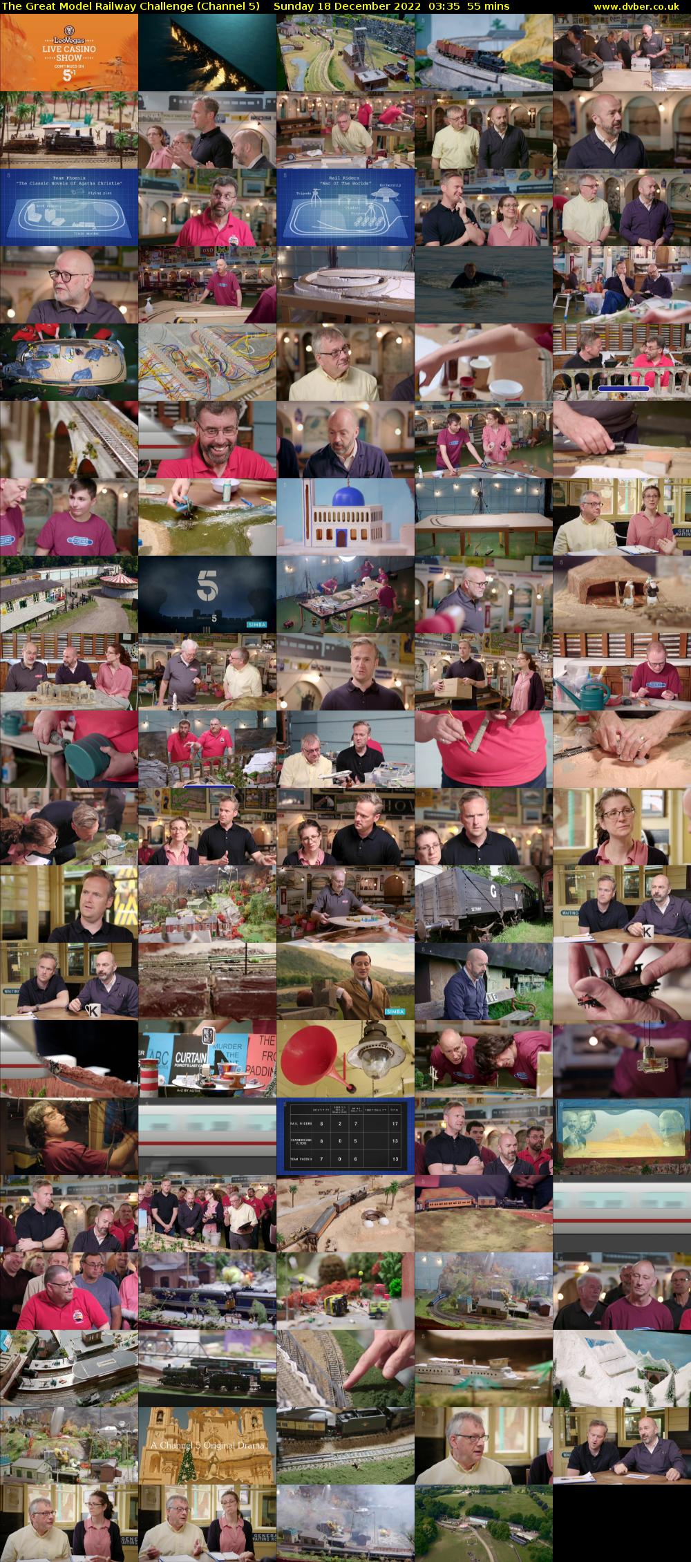 The Great Model Railway Challenge (Channel 5) Sunday 18 December 2022 03:35 - 04:30