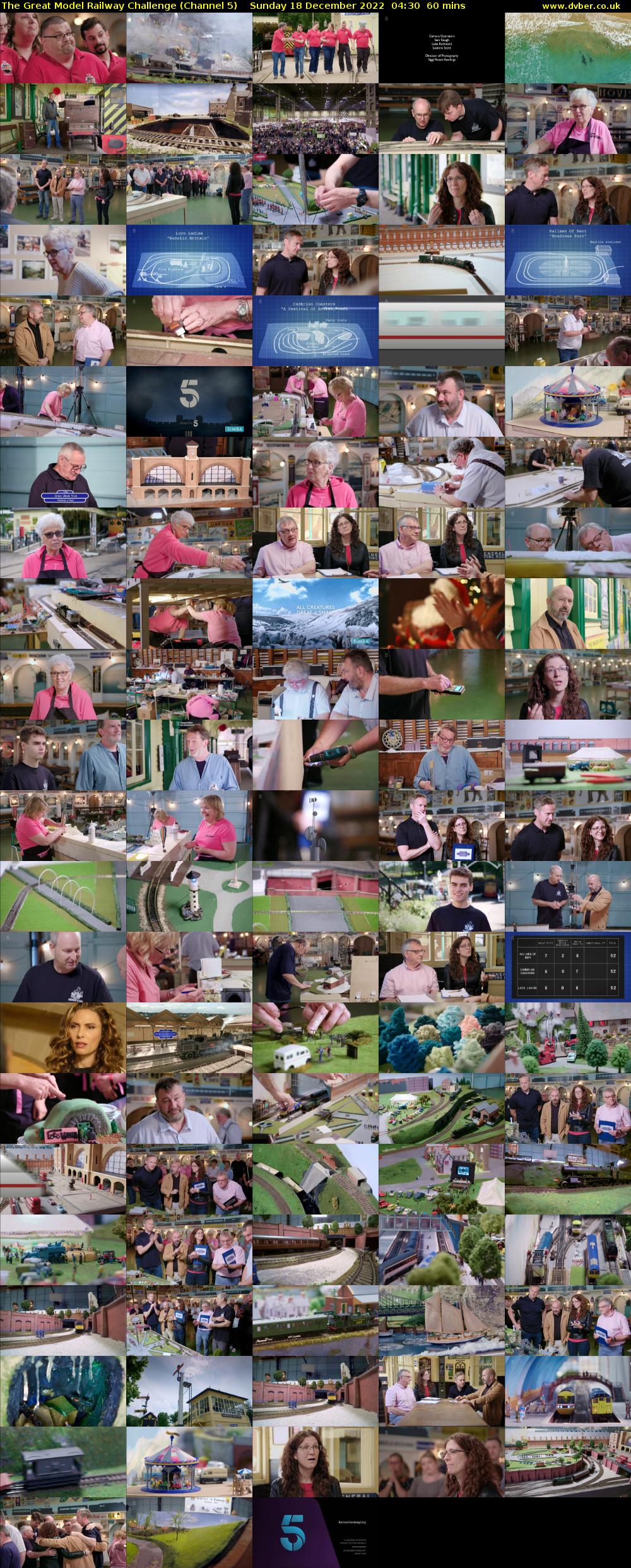 The Great Model Railway Challenge (Channel 5) Sunday 18 December 2022 04:30 - 05:30