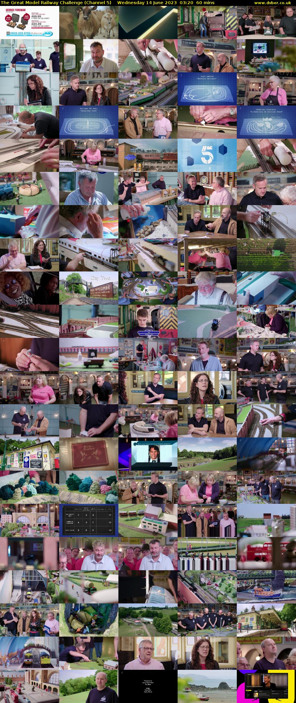 The Great Model Railway Challenge (Channel 5) Wednesday 14 June 2023 03:20 - 04:20