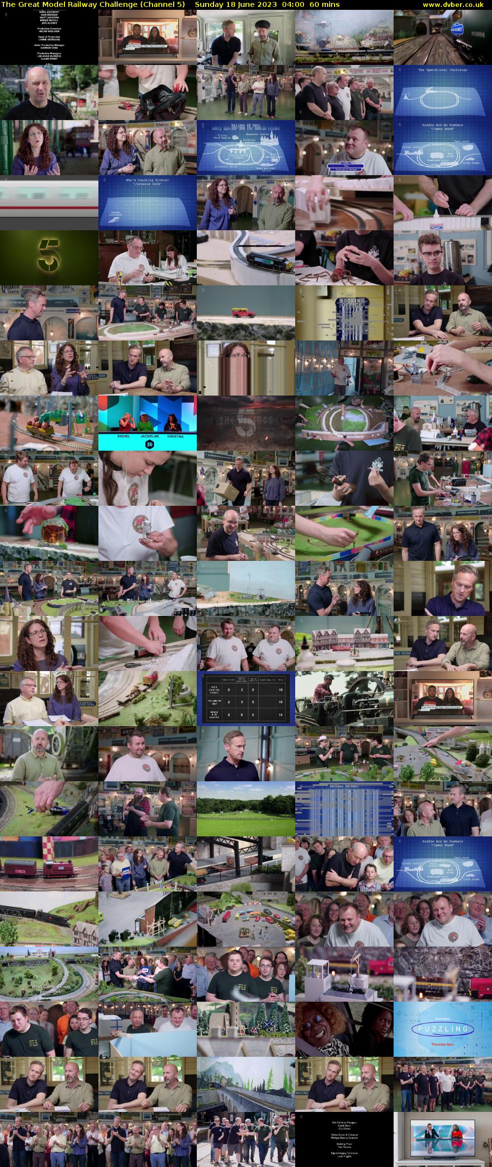The Great Model Railway Challenge (Channel 5) Sunday 18 June 2023 04:00 - 05:00