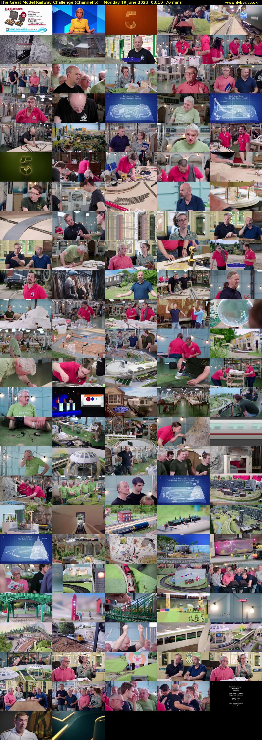 The Great Model Railway Challenge (Channel 5) Monday 19 June 2023 03:10 - 04:20