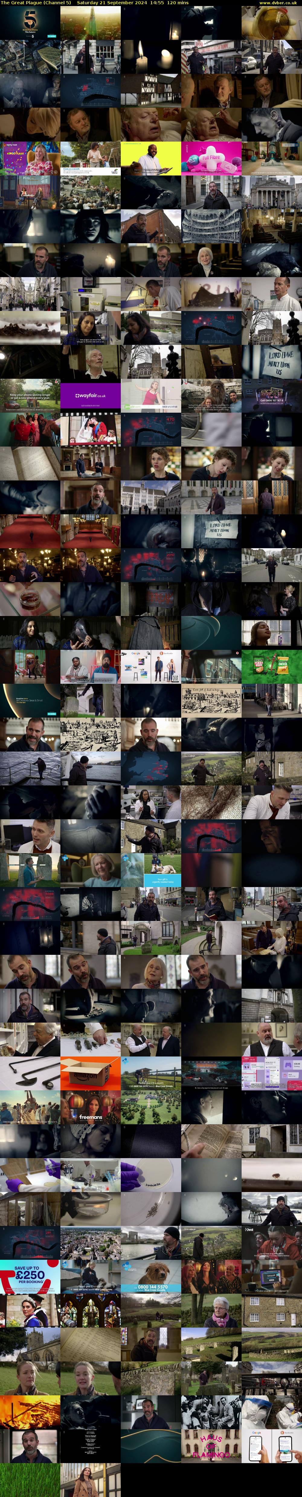 The Great Plague (Channel 5) Saturday 21 September 2024 14:55 - 16:55