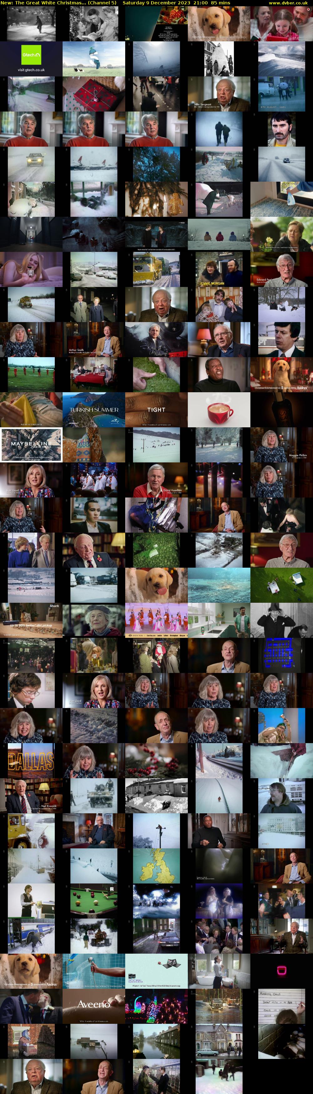 The Great White Christmas... (Channel 5) Saturday 9 December 2023 21:00 - 22:25