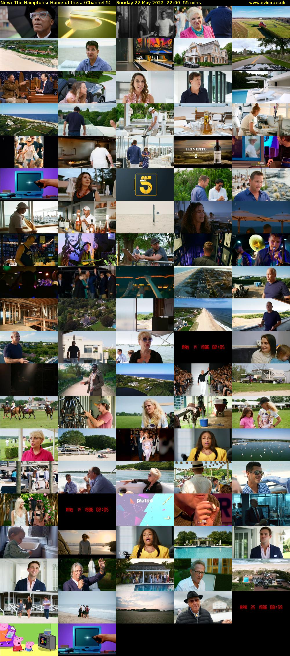 The Hamptons: Home of the... (Channel 5) Sunday 22 May 2022 22:00 - 22:55