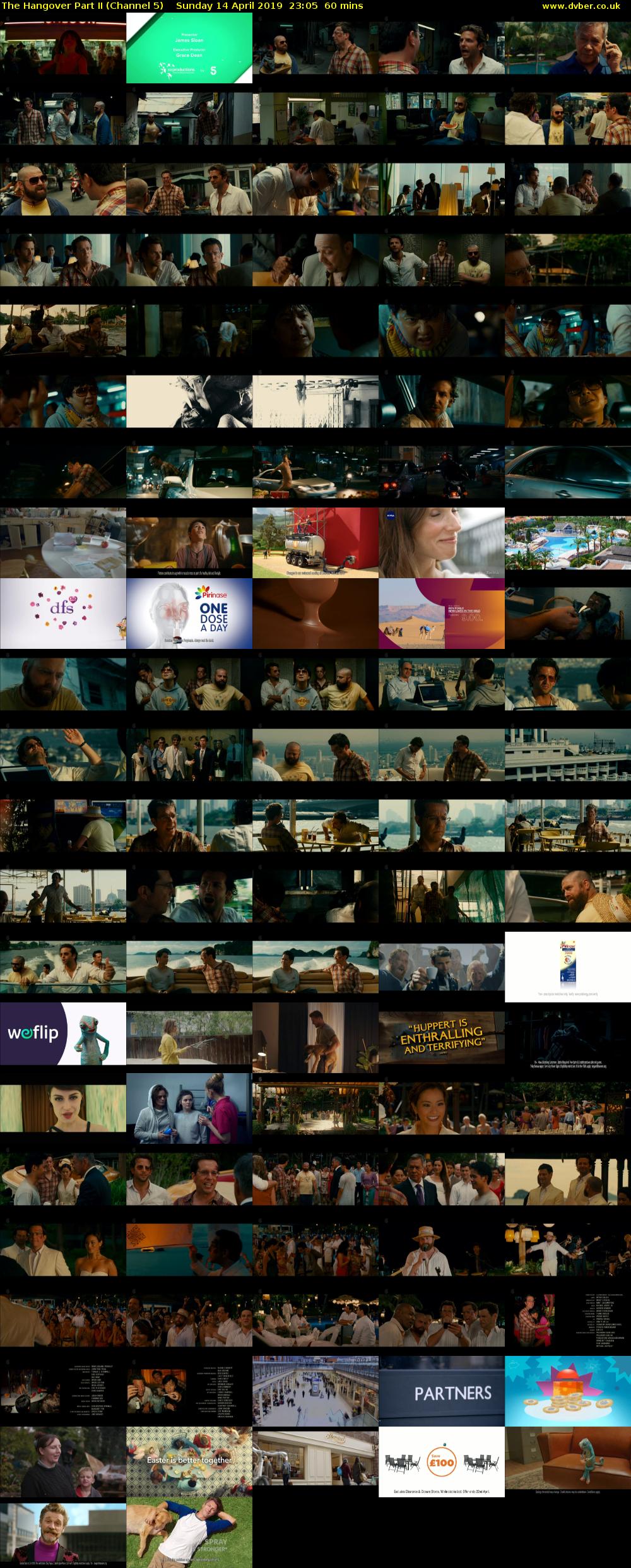 The Hangover Part II (Channel 5) Sunday 14 April 2019 23:05 - 00:05