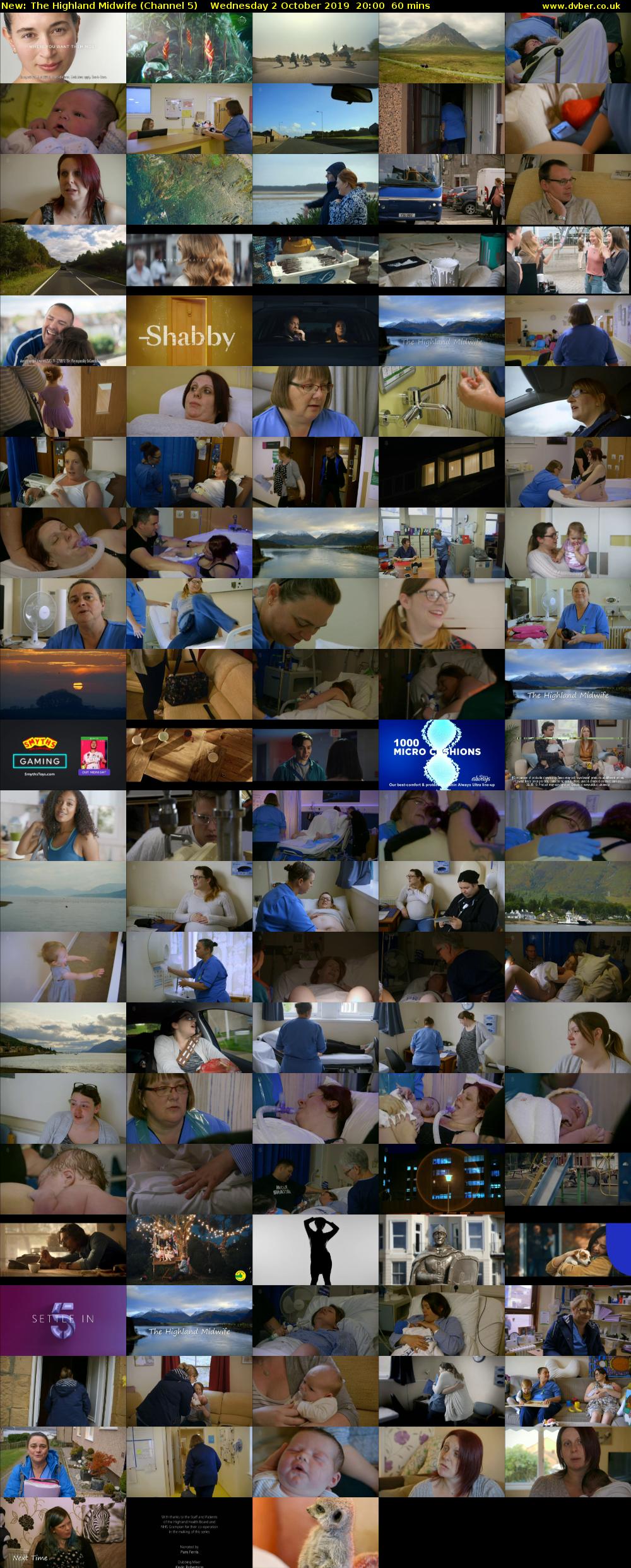 The Highland Midwife (Channel 5) Wednesday 2 October 2019 20:00 - 21:00