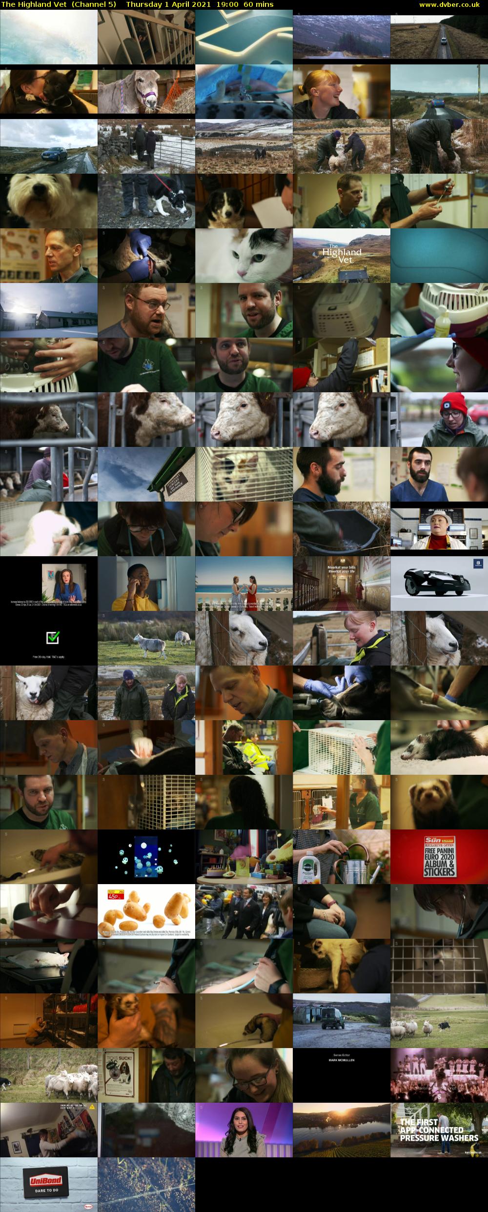 The Highland Vet  (Channel 5) Thursday 1 April 2021 19:00 - 20:00