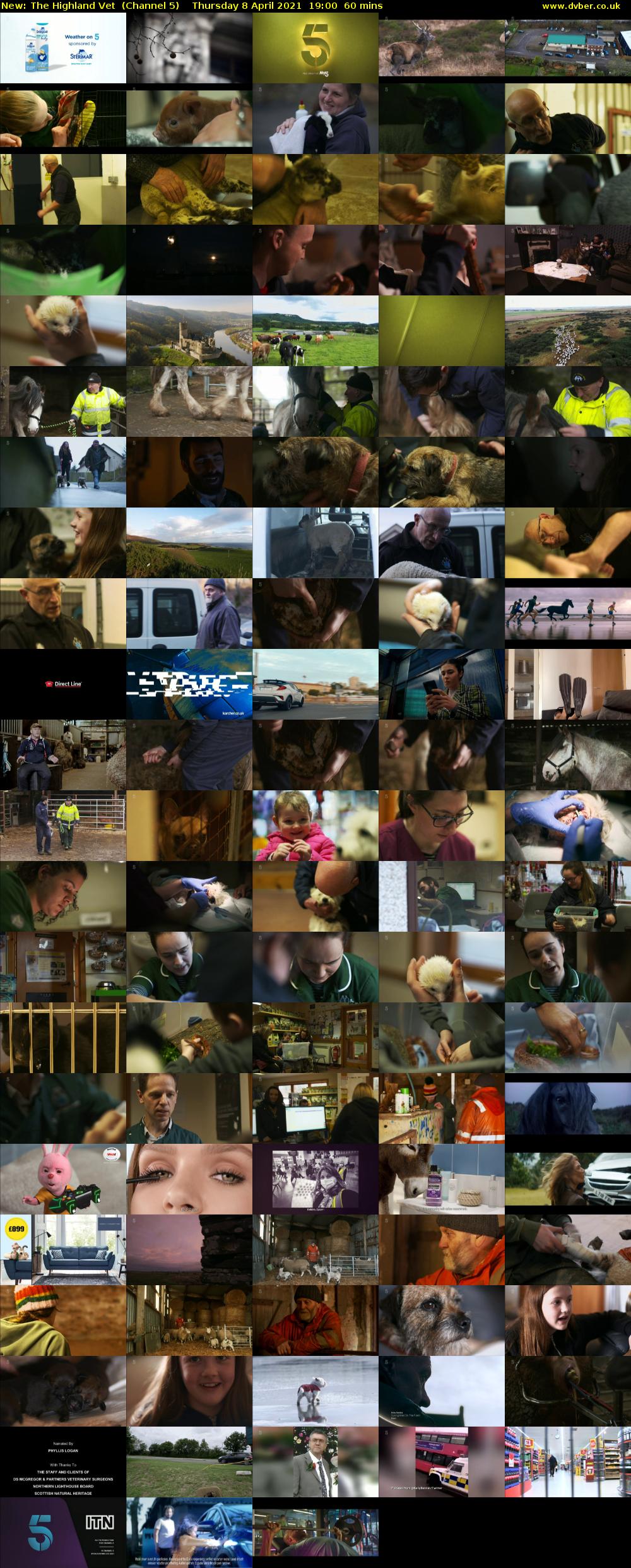 The Highland Vet (Channel 5) Thursday 8 April 2021 19:00 - 20:00