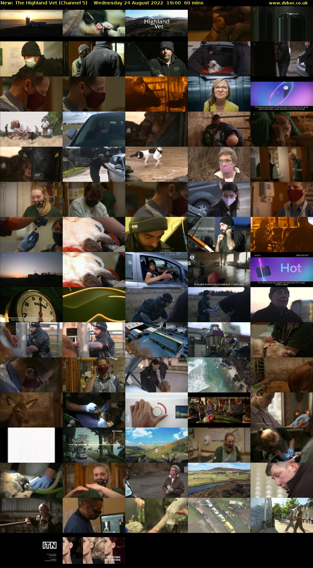The Highland Vet (Channel 5) Wednesday 24 August 2022 19:00 - 20:00