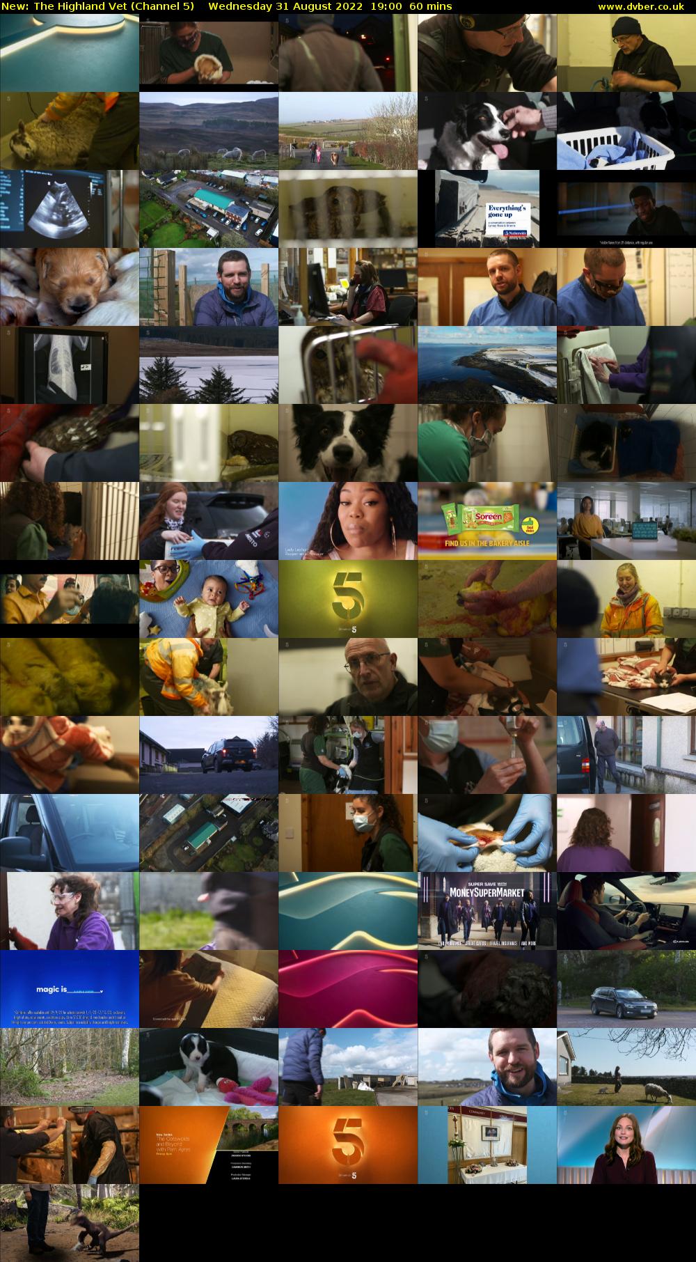 The Highland Vet (Channel 5) Wednesday 31 August 2022 19:00 - 20:00