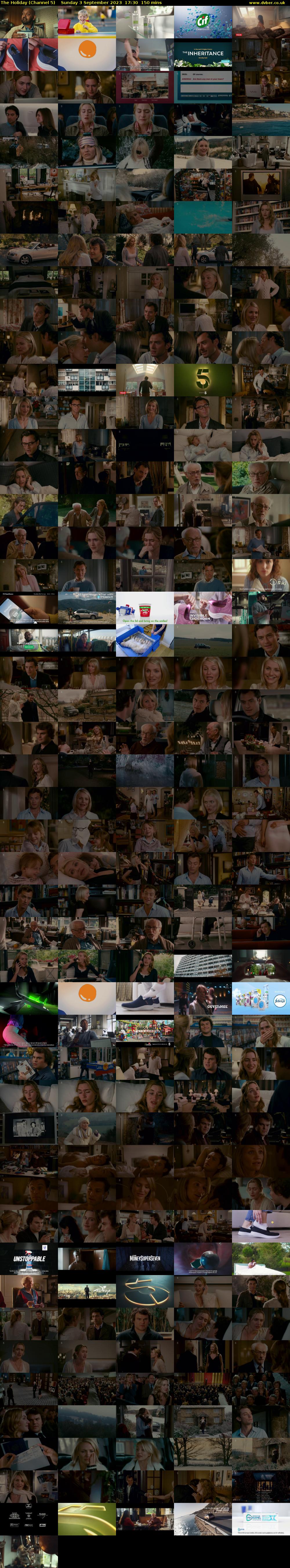 The Holiday (Channel 5) Sunday 3 September 2023 17:30 - 20:00