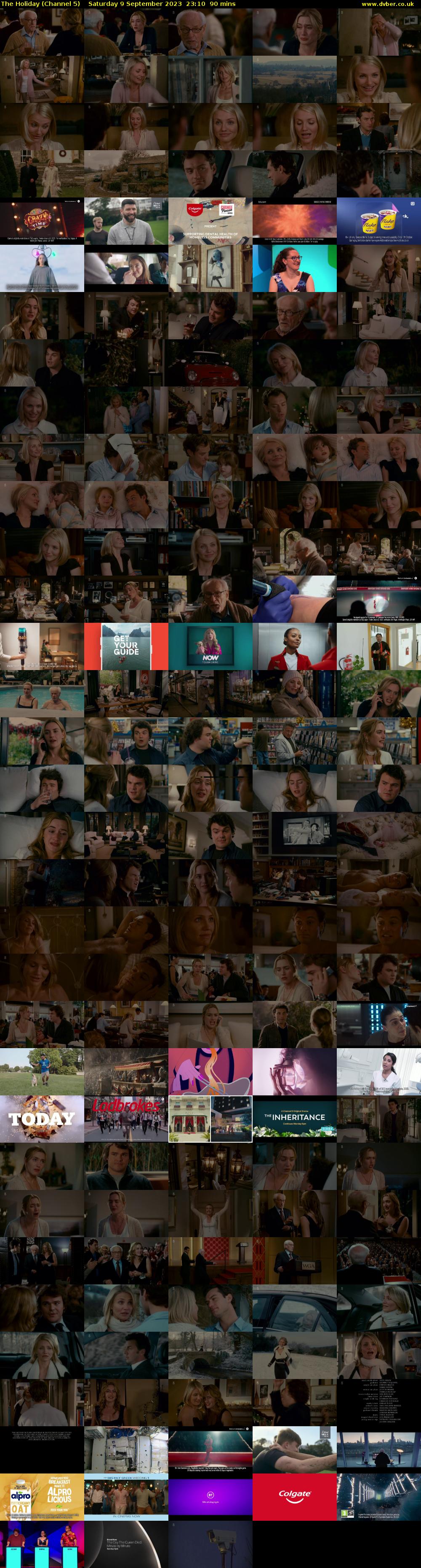 The Holiday (Channel 5) Saturday 9 September 2023 23:10 - 00:40