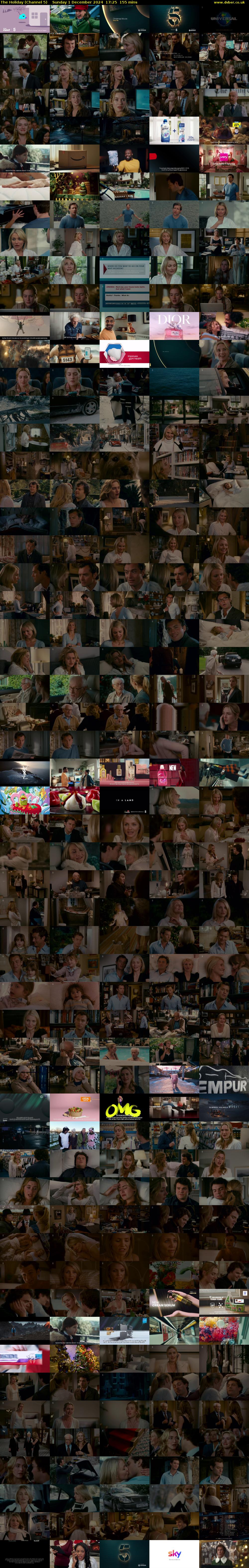 The Holiday (Channel 5) Sunday 1 December 2024 17:25 - 20:00