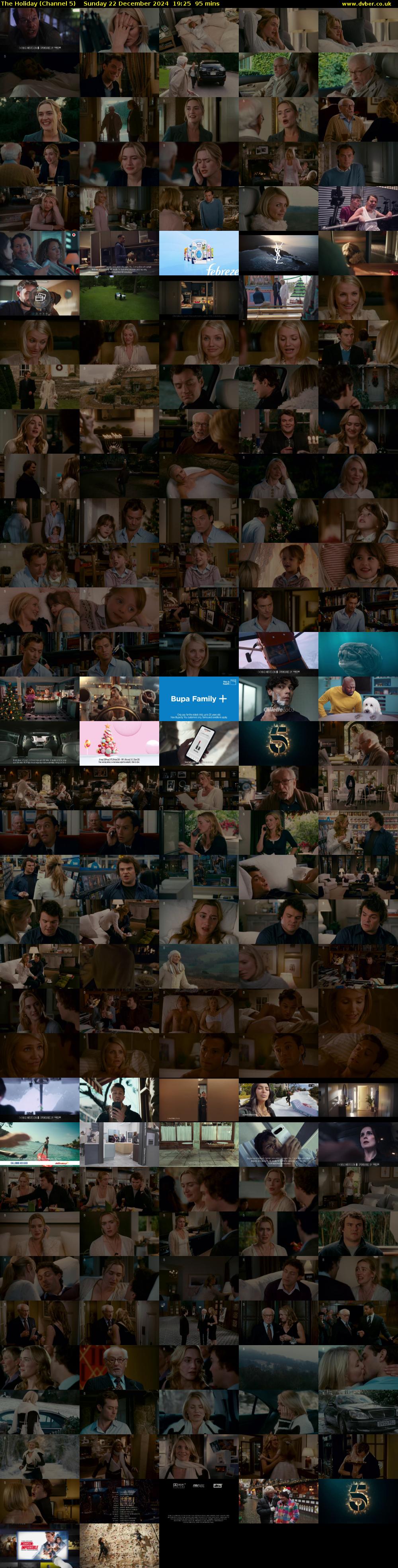 The Holiday (Channel 5) Sunday 22 December 2024 19:25 - 21:00