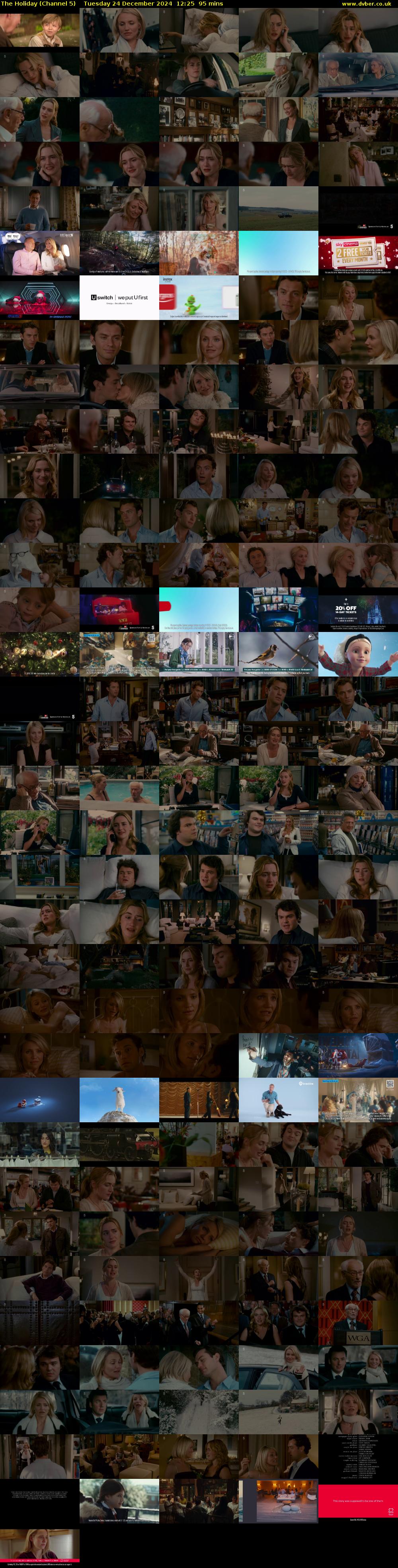 The Holiday (Channel 5) Tuesday 24 December 2024 12:25 - 14:00