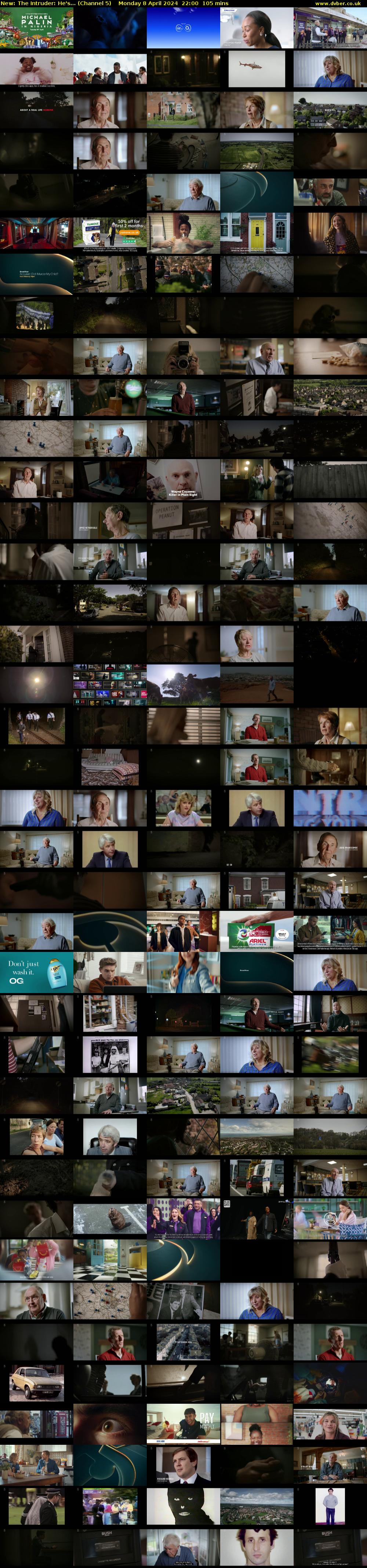 The Intruder: He's... (Channel 5) Monday 8 April 2024 22:00 - 23:45