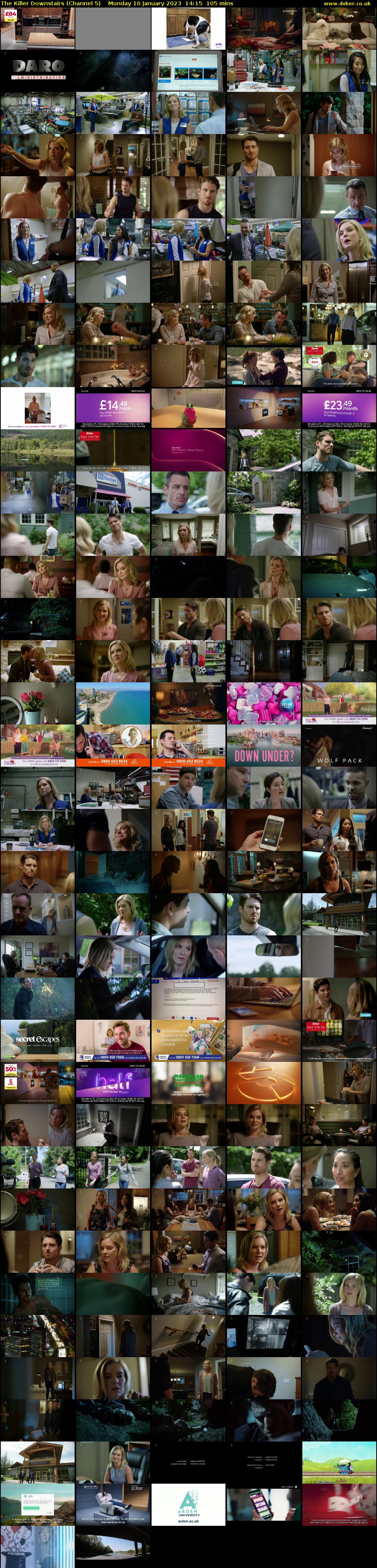 The Killer Downstairs (Channel 5) Monday 16 January 2023 14:15 - 16:00