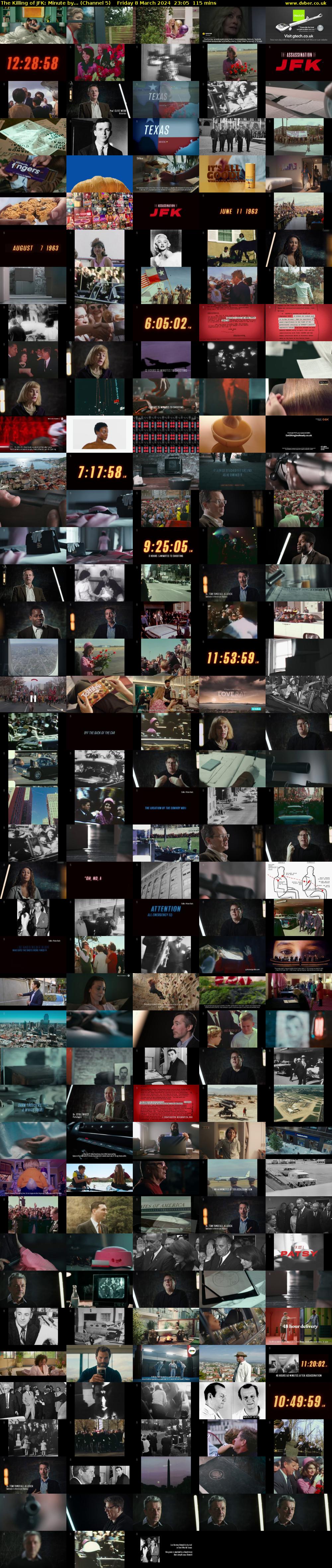 The Killing of JFK: Minute by... (Channel 5) Friday 8 March 2024 23:05 - 01:00