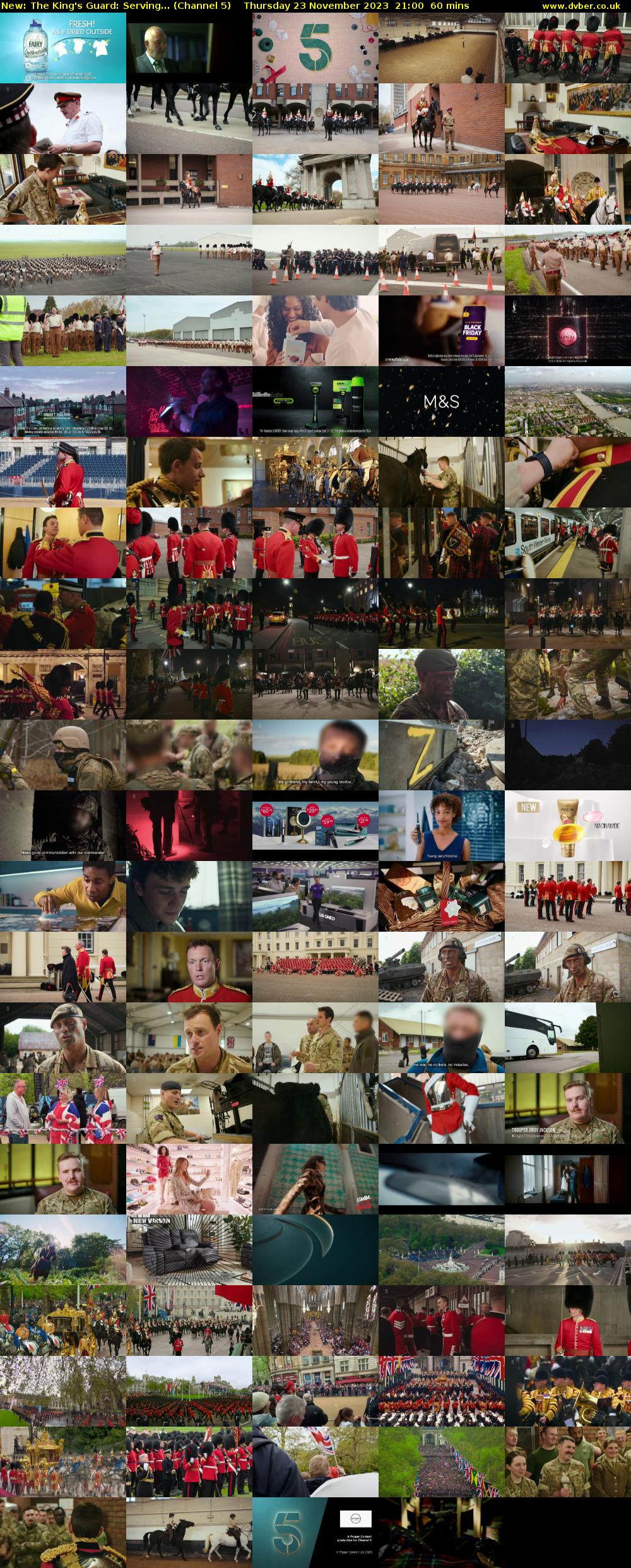 The King's Guard: Serving... (Channel 5) Thursday 23 November 2023 21:00 - 22:00