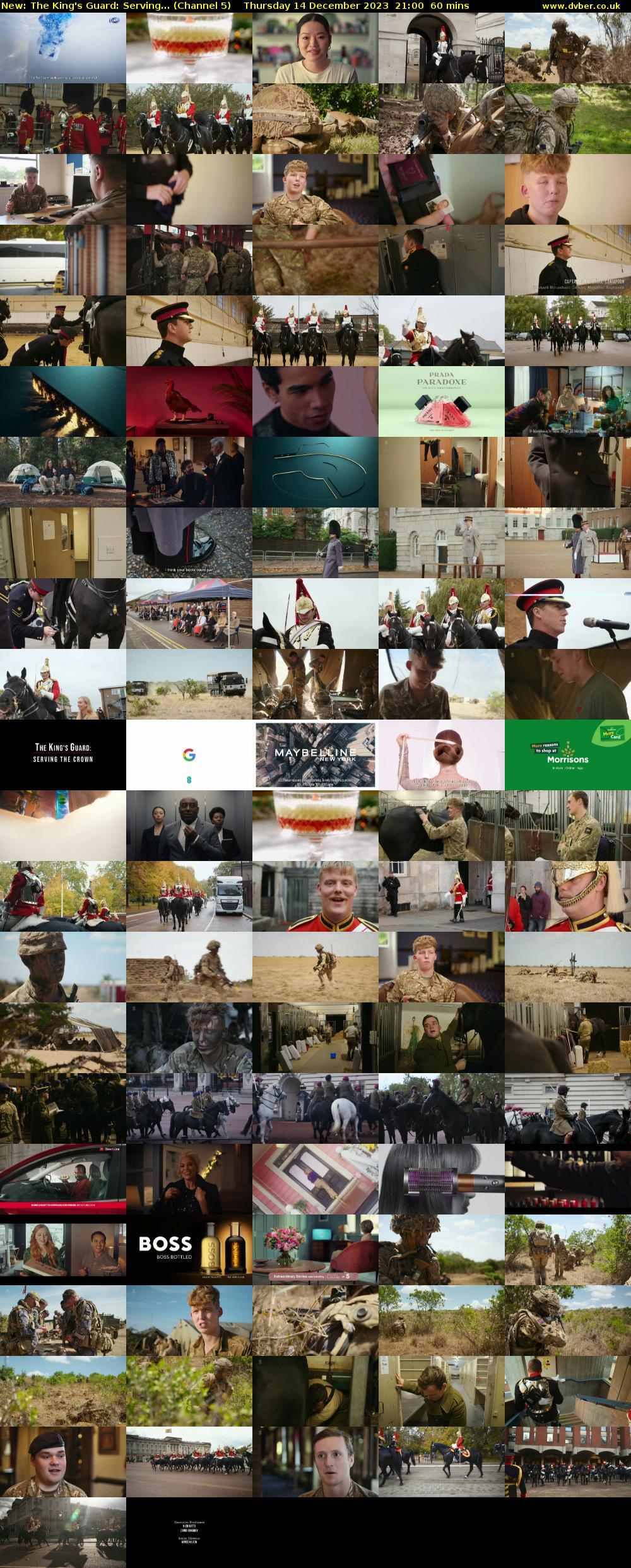 The King's Guard: Serving... (Channel 5) Thursday 14 December 2023 21:00 - 22:00