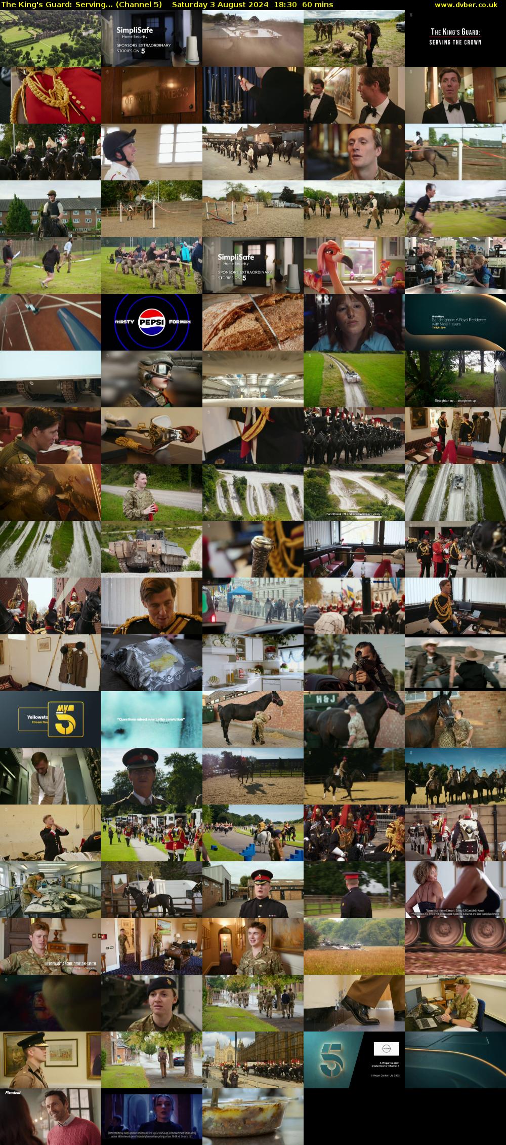 The King's Guard: Serving... (Channel 5) Saturday 3 August 2024 18:30 - 19:30