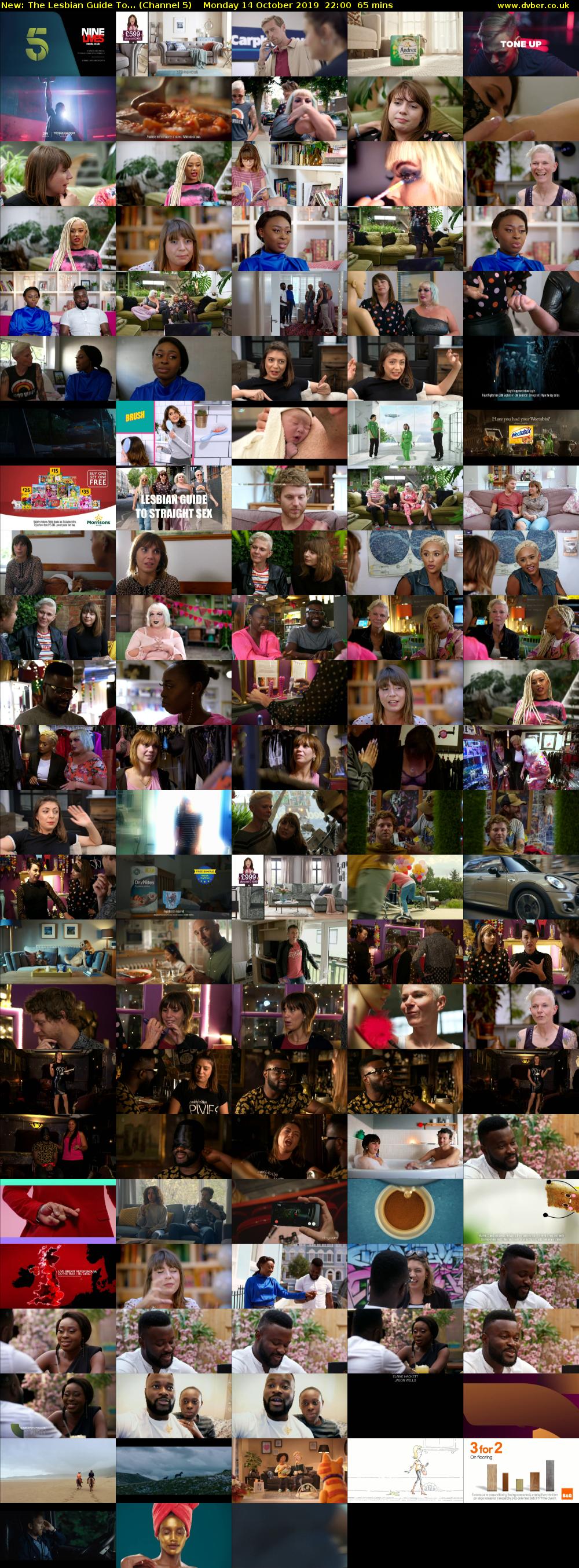 The Lesbian Guide To... (Channel 5) Monday 14 October 2019 22:00 - 23:05