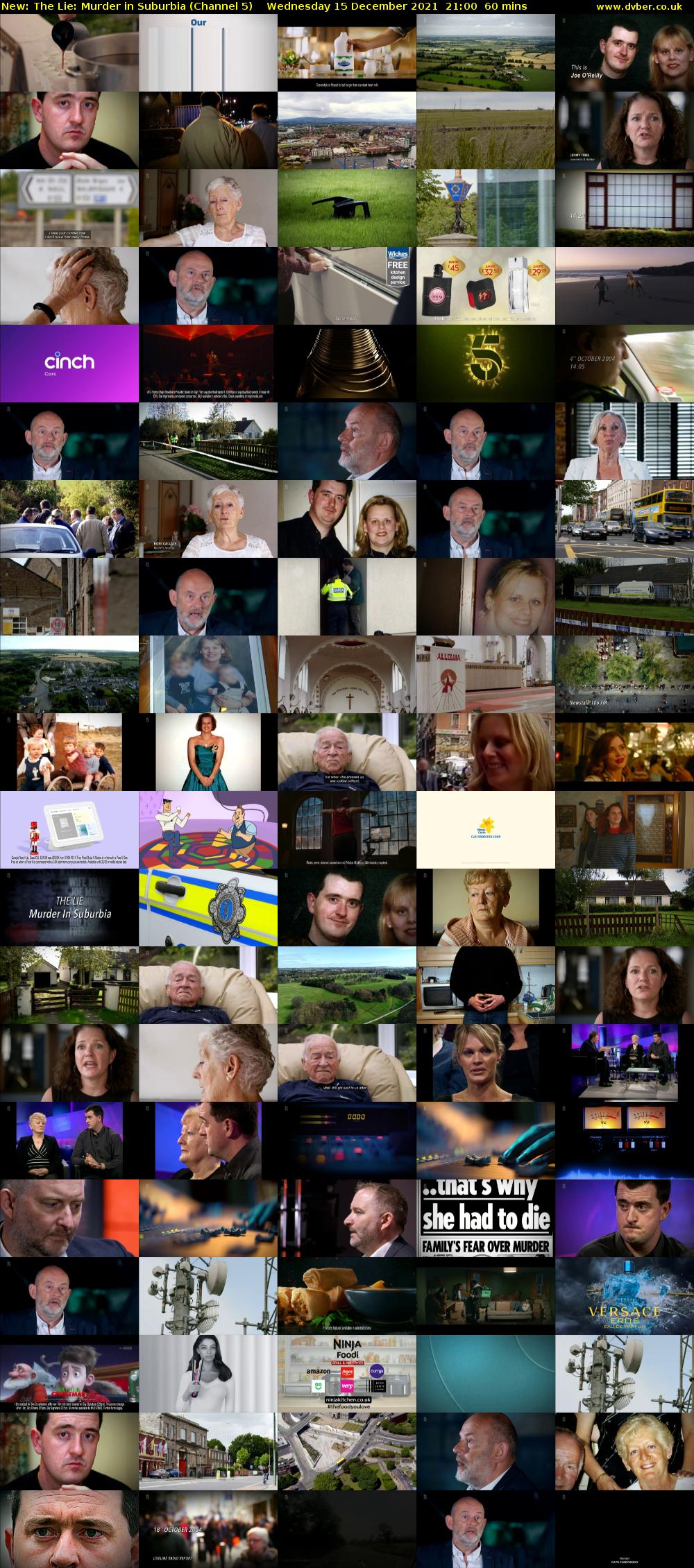 The Lie: Murder in Suburbia (Channel 5) Wednesday 15 December 2021 21:00 - 22:00