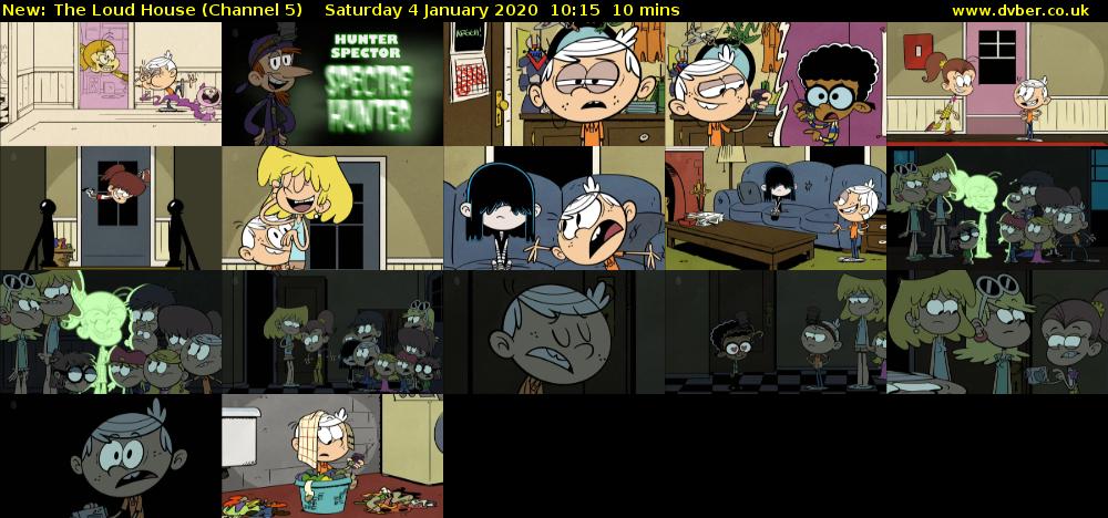 The Loud House (Channel 5) Saturday 4 January 2020 10:15 - 10:25