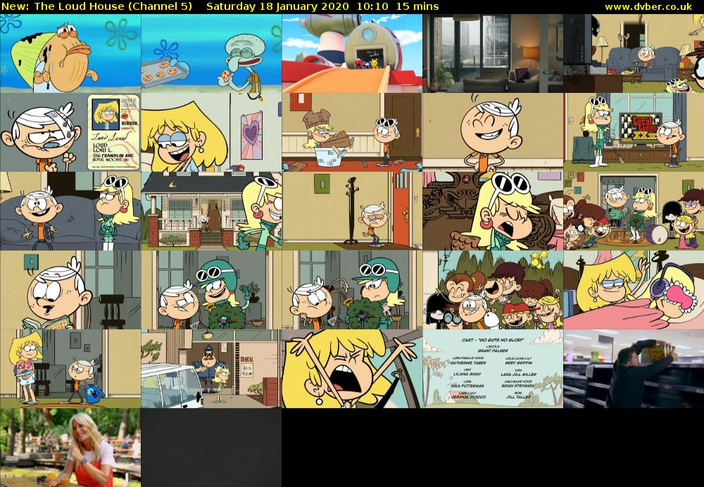 The Loud House (Channel 5) Saturday 18 January 2020 10:10 - 10:25