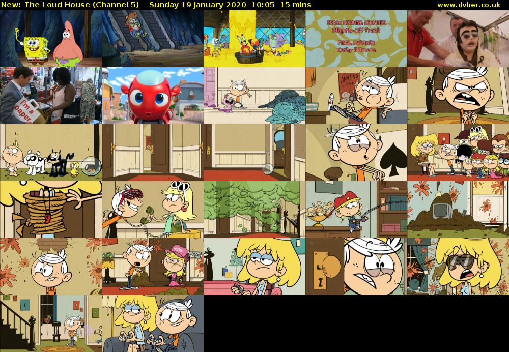 The Loud House (Channel 5) Sunday 19 January 2020 10:05 - 10:20
