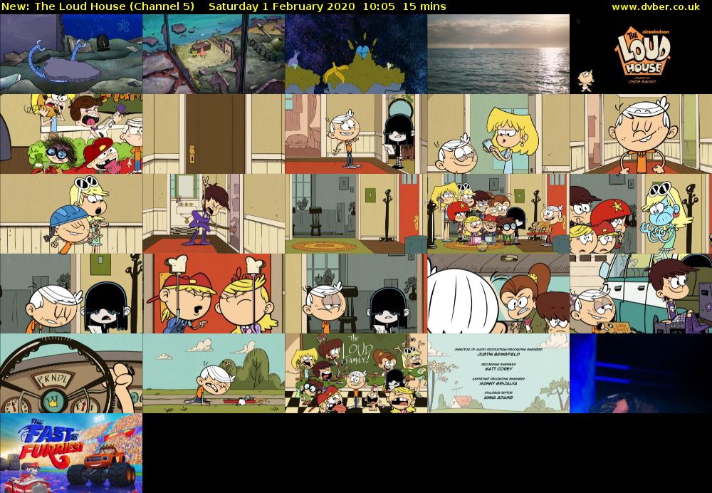 The Loud House (Channel 5) Saturday 1 February 2020 10:05 - 10:20
