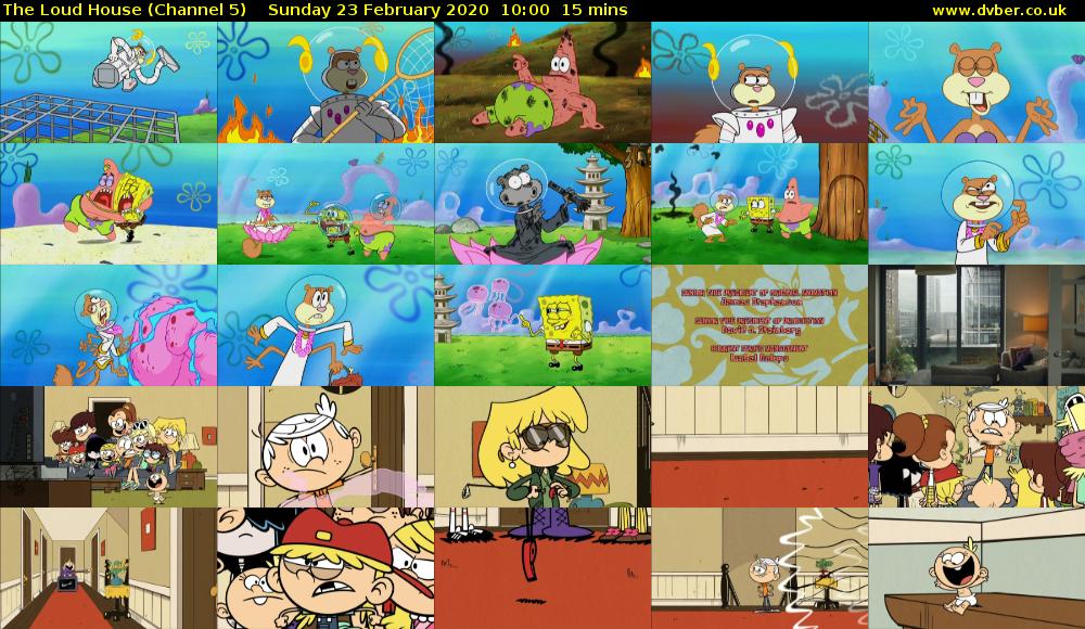 The Loud House (Channel 5) Sunday 23 February 2020 10:00 - 10:15