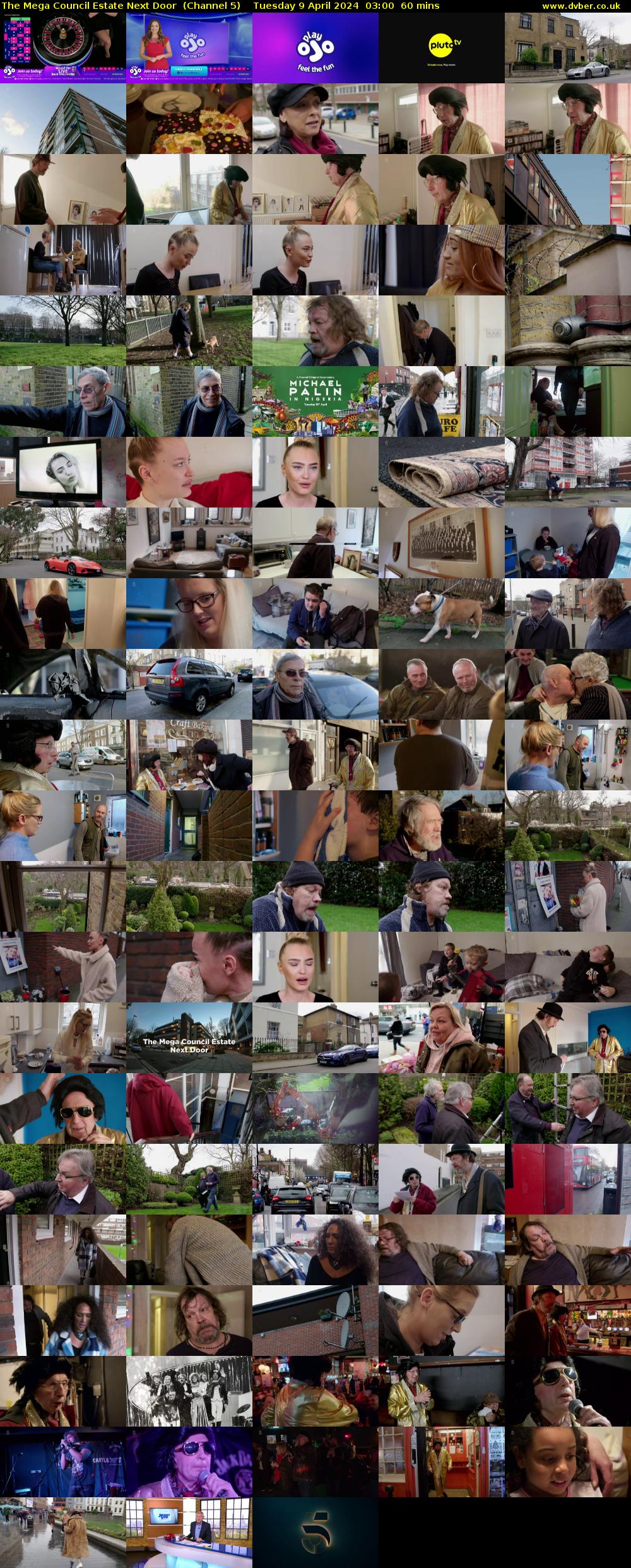 The Mega Council Estate Next Door  (Channel 5) Tuesday 9 April 2024 03:00 - 04:00