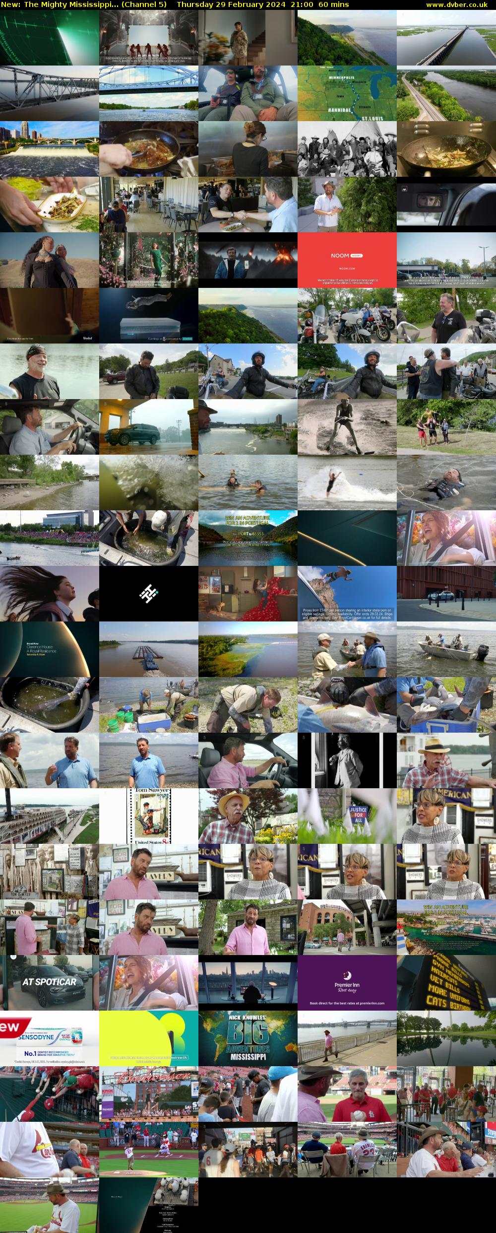 The Mighty Mississippi... (Channel 5) Thursday 29 February 2024 21:00 - 22:00