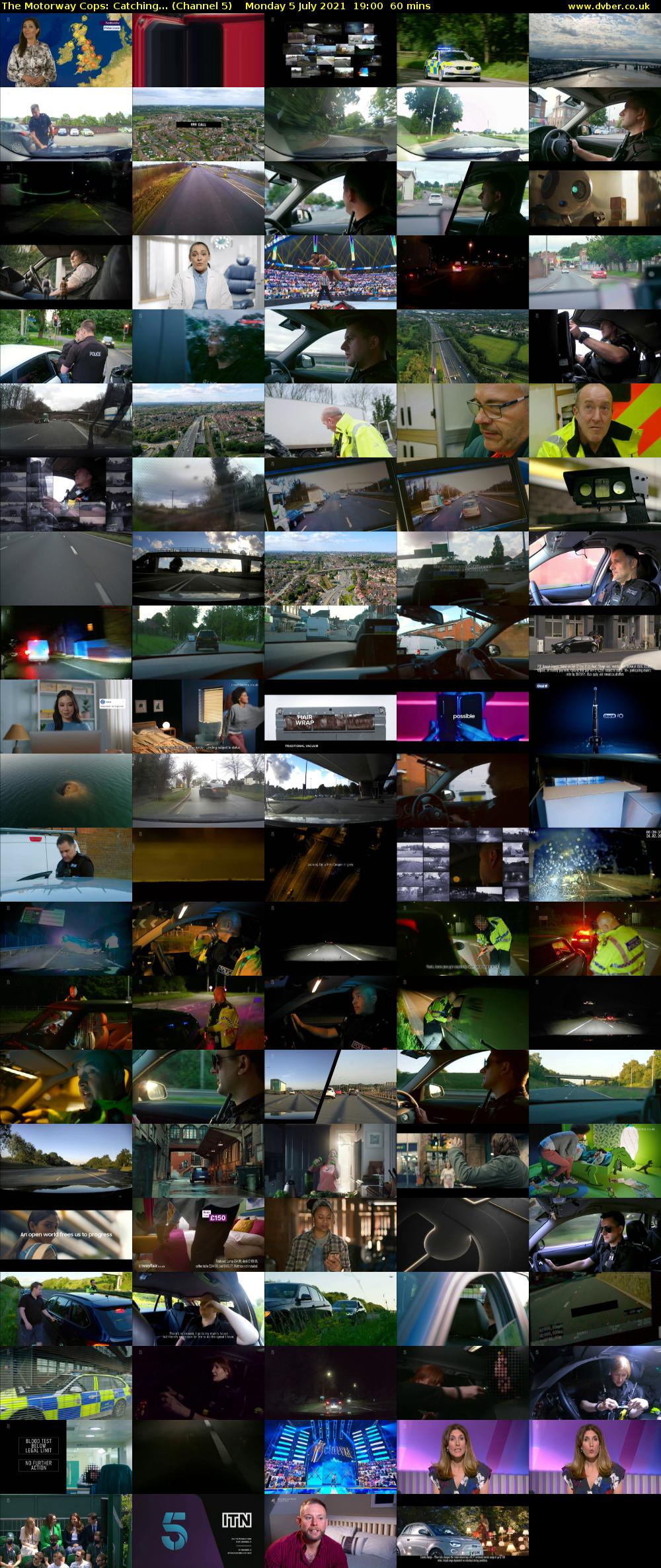 The Motorway Cops: Catching... (Channel 5) Monday 5 July 2021 19:00 - 20:00
