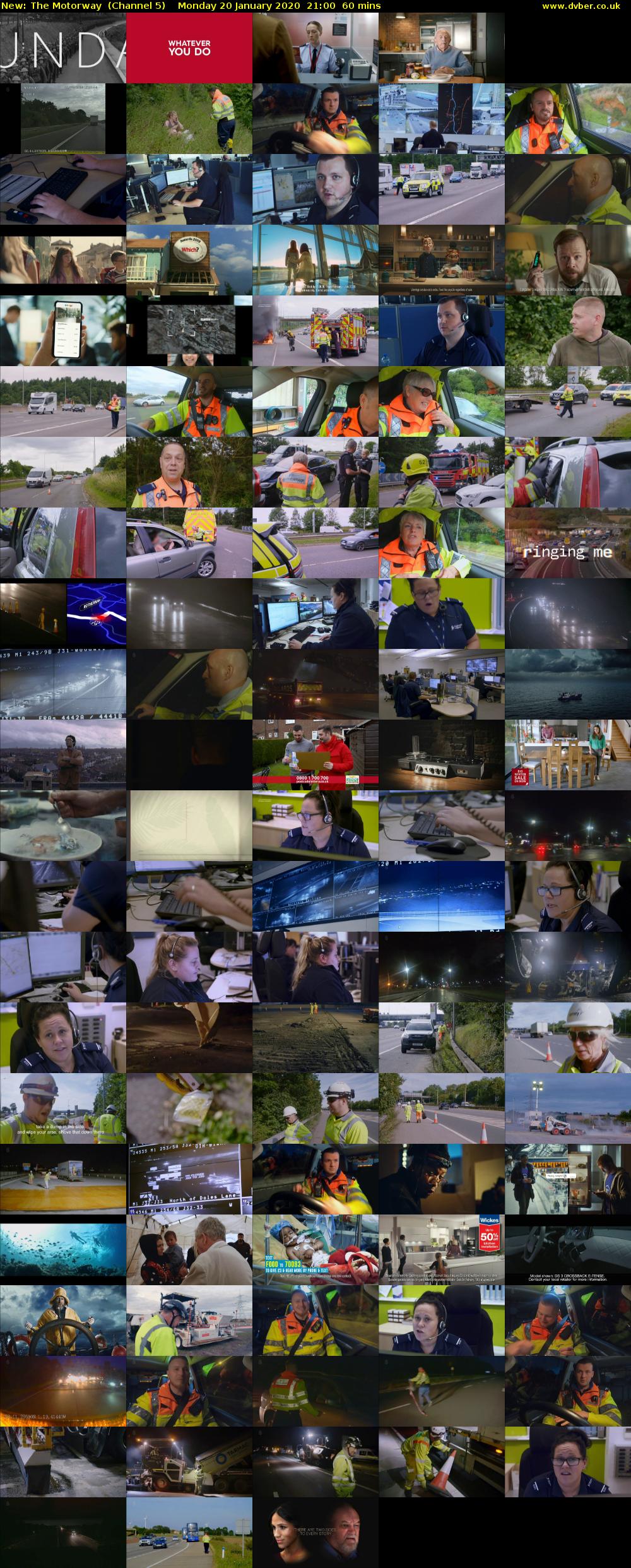 The Motorway (Channel 5) Monday 20 January 2020 21:00 - 22:00