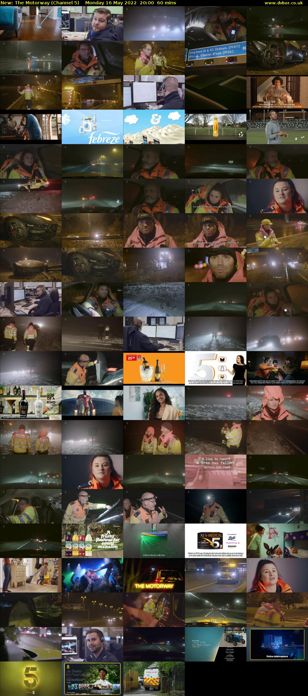 The Motorway (Channel 5) Monday 16 May 2022 20:00 - 21:00